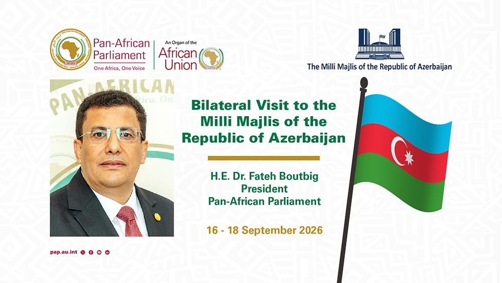 Pan-African Parliament President to Undertake Bilateral Visit to Azerbaijan
